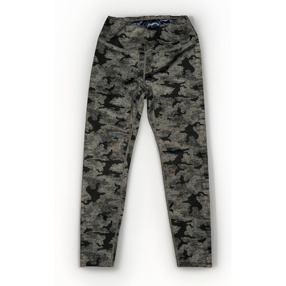 Sweat Shaper Camo Leggings size Medium Black‎ & Gray
